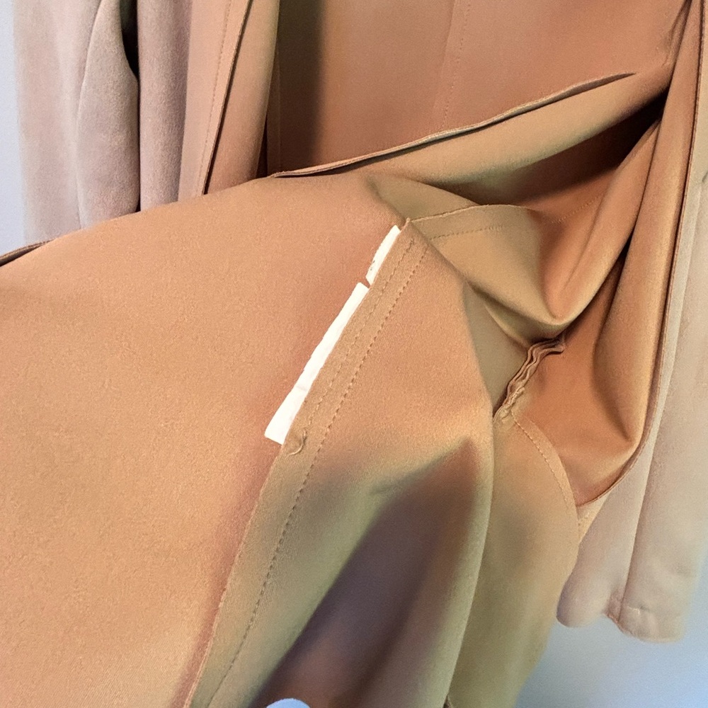ZARA Beige Faux Suede Blazer with Belted Waist – Size M 🧥✨ - Picture 14 of 14